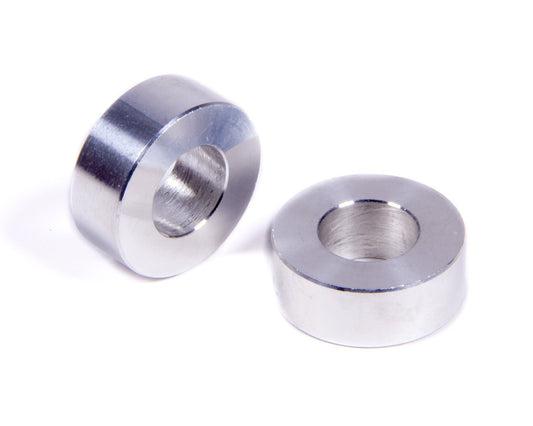 Allstar Performance Flat Spacers Aluminum 3/8in Thick 1/2in ID 1in OD ALL18764