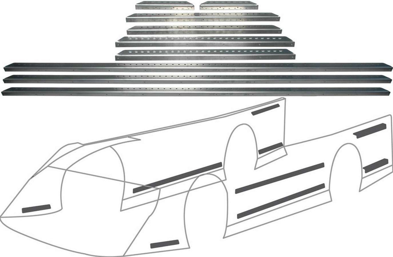 Allstar Performance Late Model Aluminum Body Brace Kit ALL23105