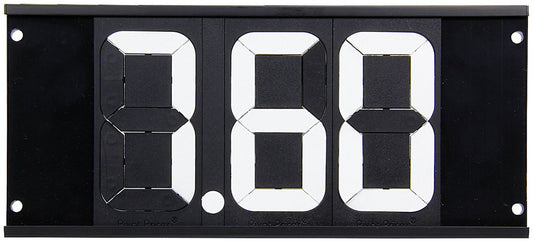 Allstar Performance Dial-In Board 3 Digit with Mounting Holes ALL23291