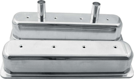 Allstar Performance Valve Covers SBC Aluminum Centerbolt with Tubes ALL26137