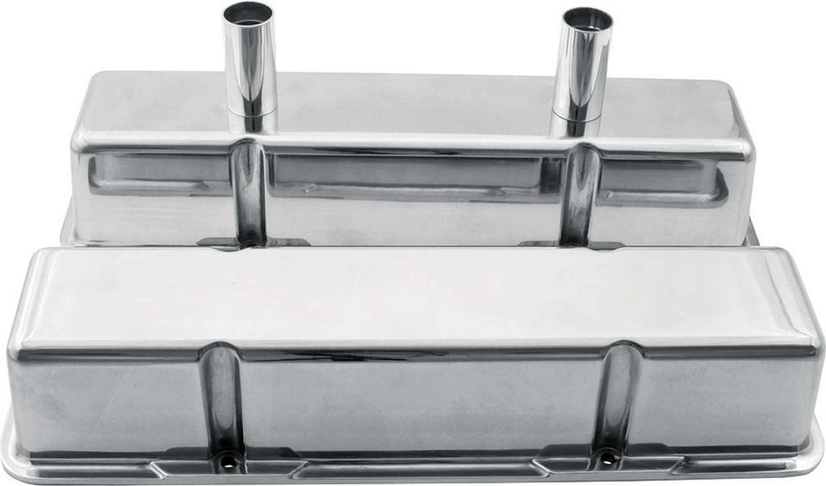 Allstar Performance Valve Covers SBC Aluminum with Tubes ALL26139