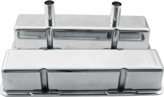 Allstar Performance Valve Covers SBC Aluminum with Tubes ALL26139
