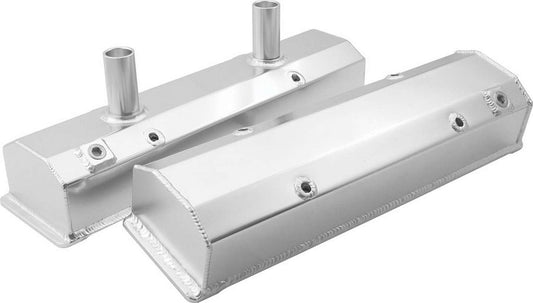 Allstar Performance Valve Covers SBC Fab Aluminum with Tubes ALL26171