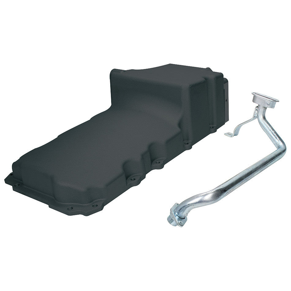 Allstar Performance LS Oil Pan Cast Aluminum Black ALL26241