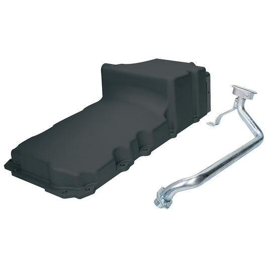 Allstar Performance LS Oil Pan Cast Aluminum Black ALL26241