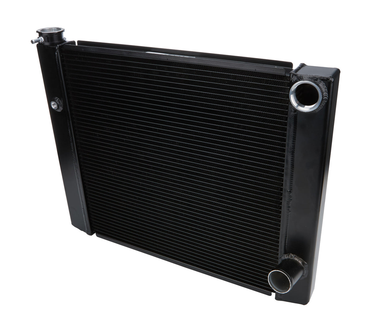 Allstar Performance Dual Pass Radiator 19X26 1 Row Lightweight Black ALL30345