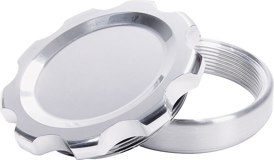 Allstar Performance Filler Cap Polished with Weld-In Aluminum Bung Large ALL36173