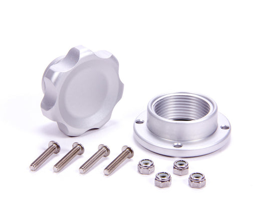 Allstar Performance Filler Cap Silver with Bolt-In Aluminum Bung Small ALL36180