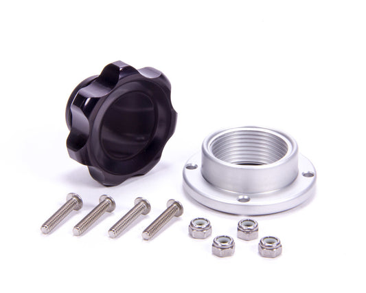 Allstar Performance Filler Cap Black with Bolt-In Aluminum Bung Small ALL36181