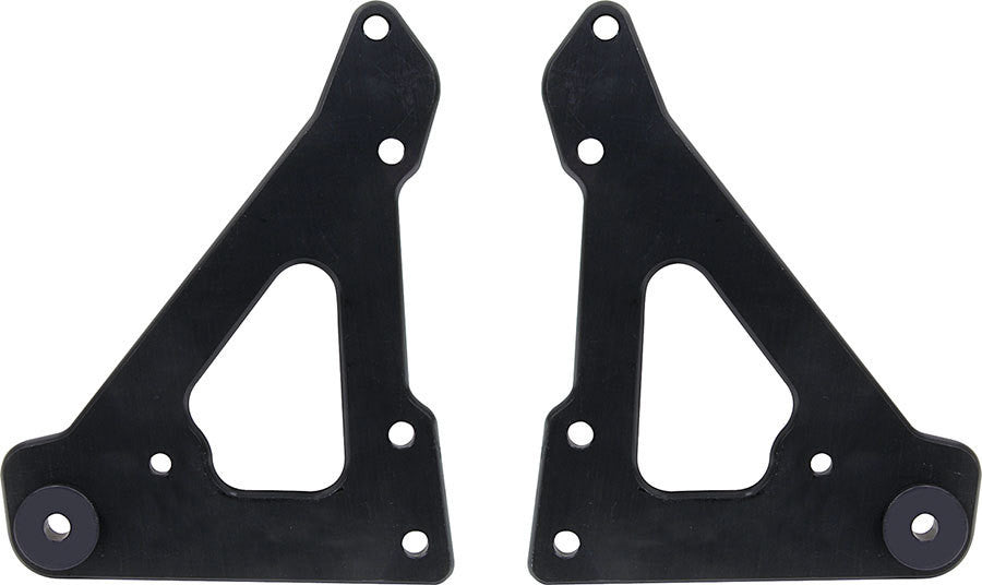 Allstar Performance Front Motor Plate 2pc with Bushings Black ALL38145