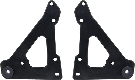 Allstar Performance Front Motor Plate 2pc with Bushings Black ALL38145