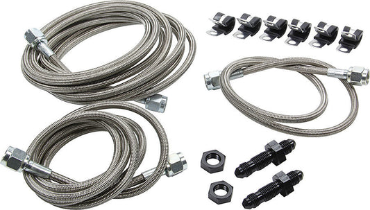 Allstar Performance Front End Brake Line Kit Mod Aftermarket Calipers ALL42061