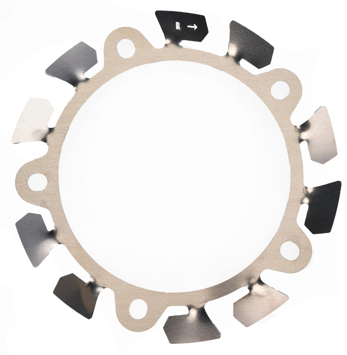 Allstar Performance Aluminum Brake Cooling Fan Wide 5 RH ALL42177