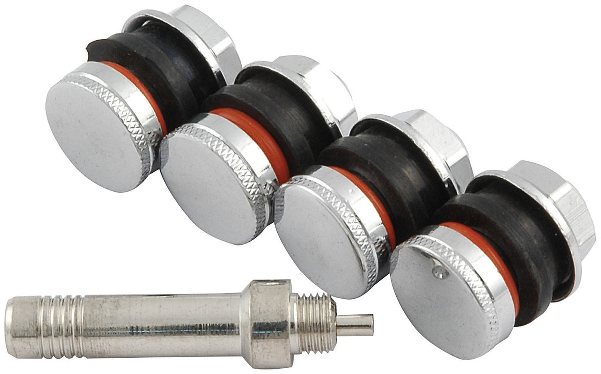 Allstar Performance Valve Stem Flush Mount Kit 4pk ALL44137