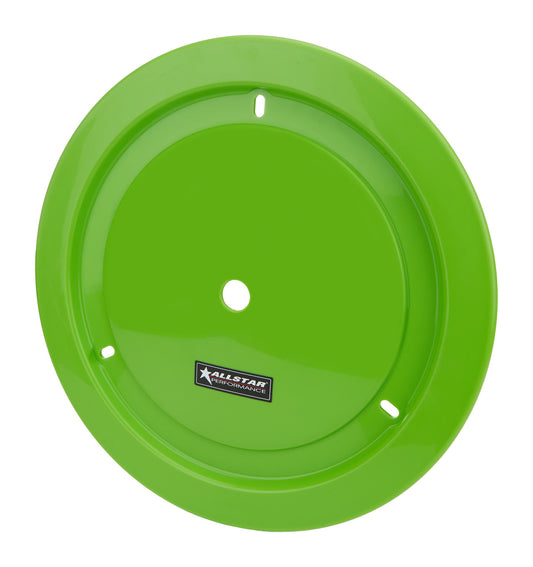 Allstar Performance Plastic Wheel Cover No Hardware Neon Green ALL44289