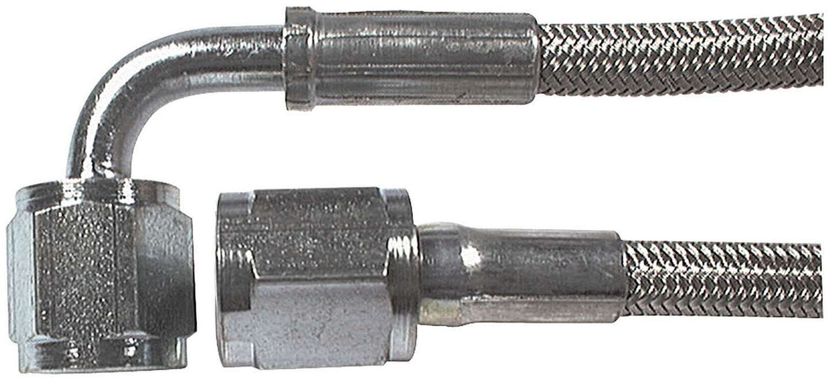 Allstar Performance 18in #3 Line -4 Straight/-4 90 Degree ALL46312-18