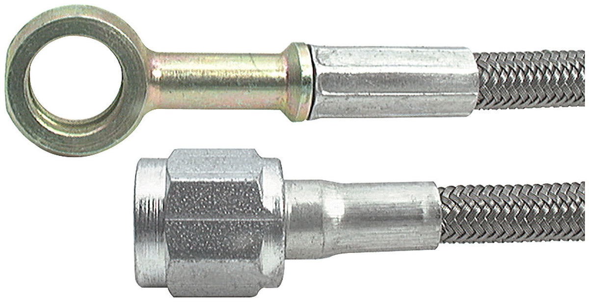 Allstar Performance 18in #3 Line -3 Straight/10mm Banjo ALL46340-18