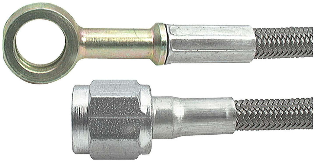 Allstar Performance 24in #3 Line -4 Straight/10mm Banjo ALL46341-24