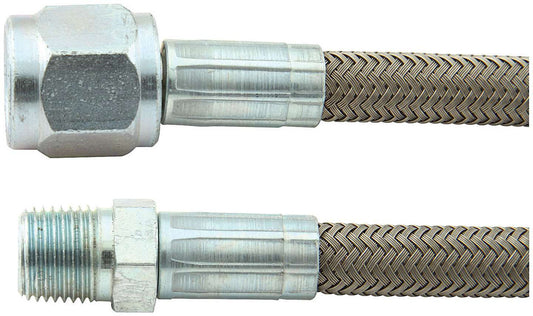 Allstar Performance 21in #4 Line -4 Straight/ 1/8in NPT ALL46420-21