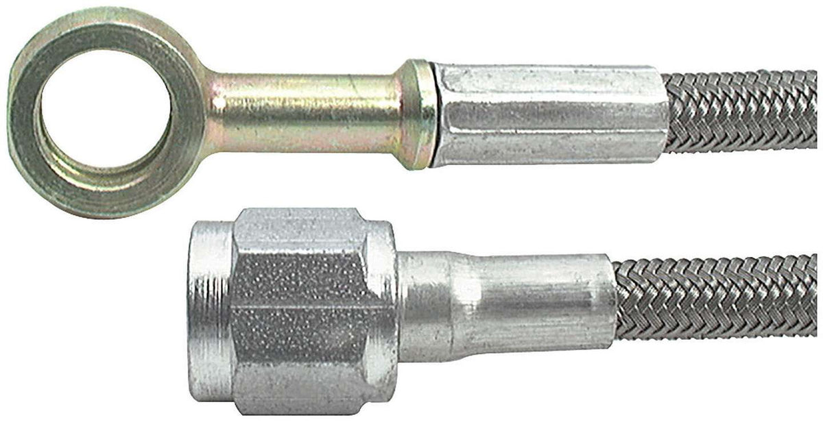 Allstar Performance 21in #4 Line -4 Straight/10mm Banjo ALL46440-21