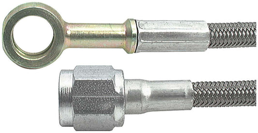 Allstar Performance 24in #4 Line -4 Straight/10mm Banjo ALL46440-24