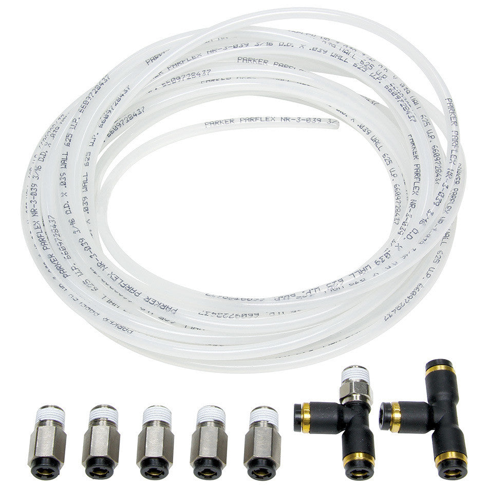 Allstar Performance Nylon Brake Line Kit for use without Gauges ALL48018