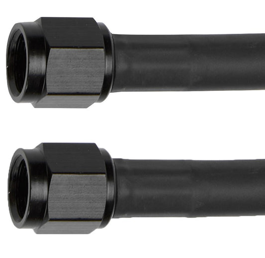 Allstar Performance Coated Braided Line 18in #4 Hose -4 Straight/-4 Straight ALL48353