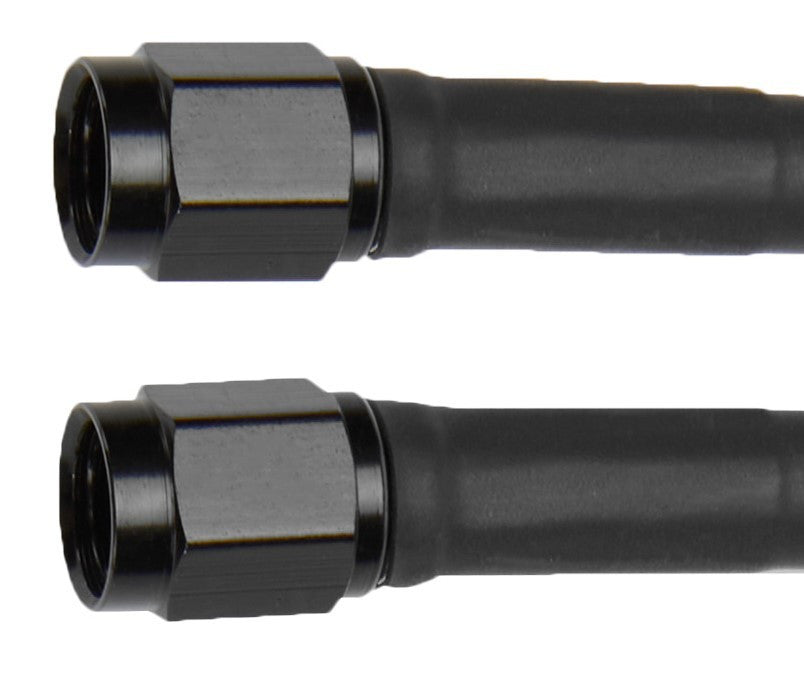 Allstar Performance Coated Braided Line 18in #3 Hose -3 Straight/-3 Straight ALL48363