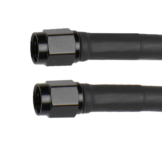 Allstar Performance Coated Braided Line 24in #2 Hose -3 Straight/-3 Straight ALL48375