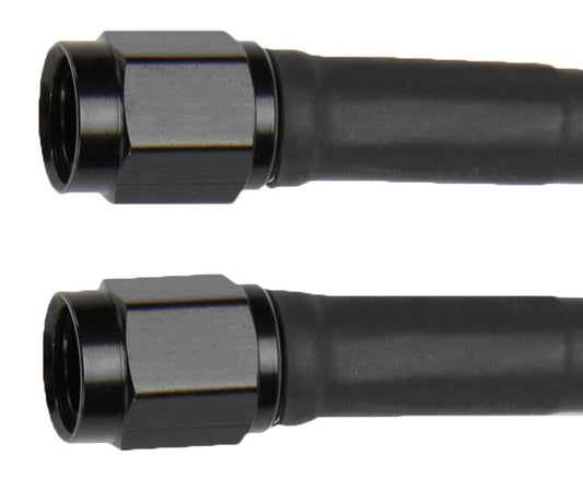 Allstar Performance Coated Braided Line 6in #3 Hose -3 Straight/-3 Straight ALL48387