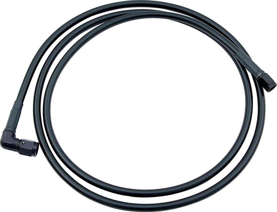Allstar Performance Coated Braided Line 24in #4 Hose -4 90 Degree/-4 Straight ALL48404