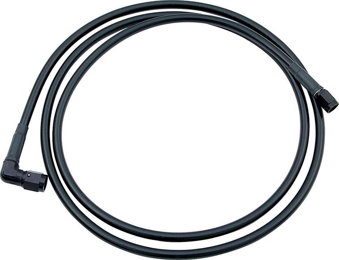 Allstar Performance Coated Braided Line 30in #4 Hose -4 90 Degree/-4 Straight ALL48405
