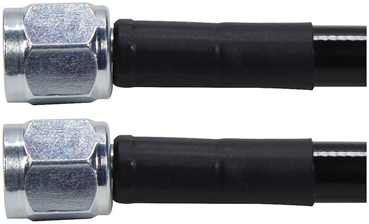 Allstar Performance Coated Line #3STR to STR Steel Ends 48in ALL48430-48