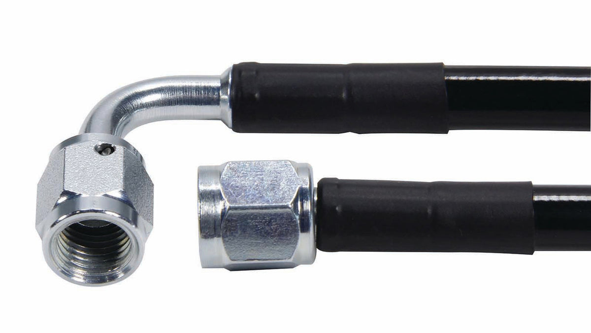 Allstar Performance Coated Line #4STR to 90 Steel Ends 48in ALL48444-48