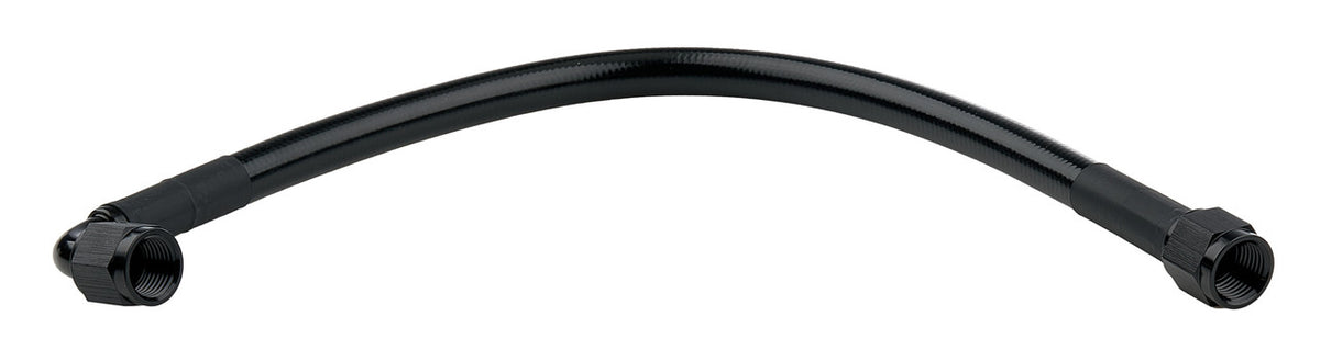 Allstar Performance Coated Braided Line 15" #6 Hose -6 Straight/-6 90 Degree ALL48466-15