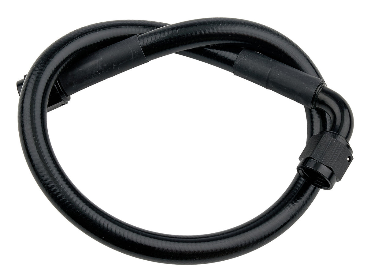 Allstar Performance Coated Braided Line 21" #6 Hose -6 Straight/-6 90 Degree ALL48466-21