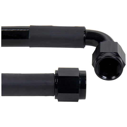 Allstar Performance Coated Braided Line 36in #6 Hose -6 Straight/-6 90 Degree ALL48466-36