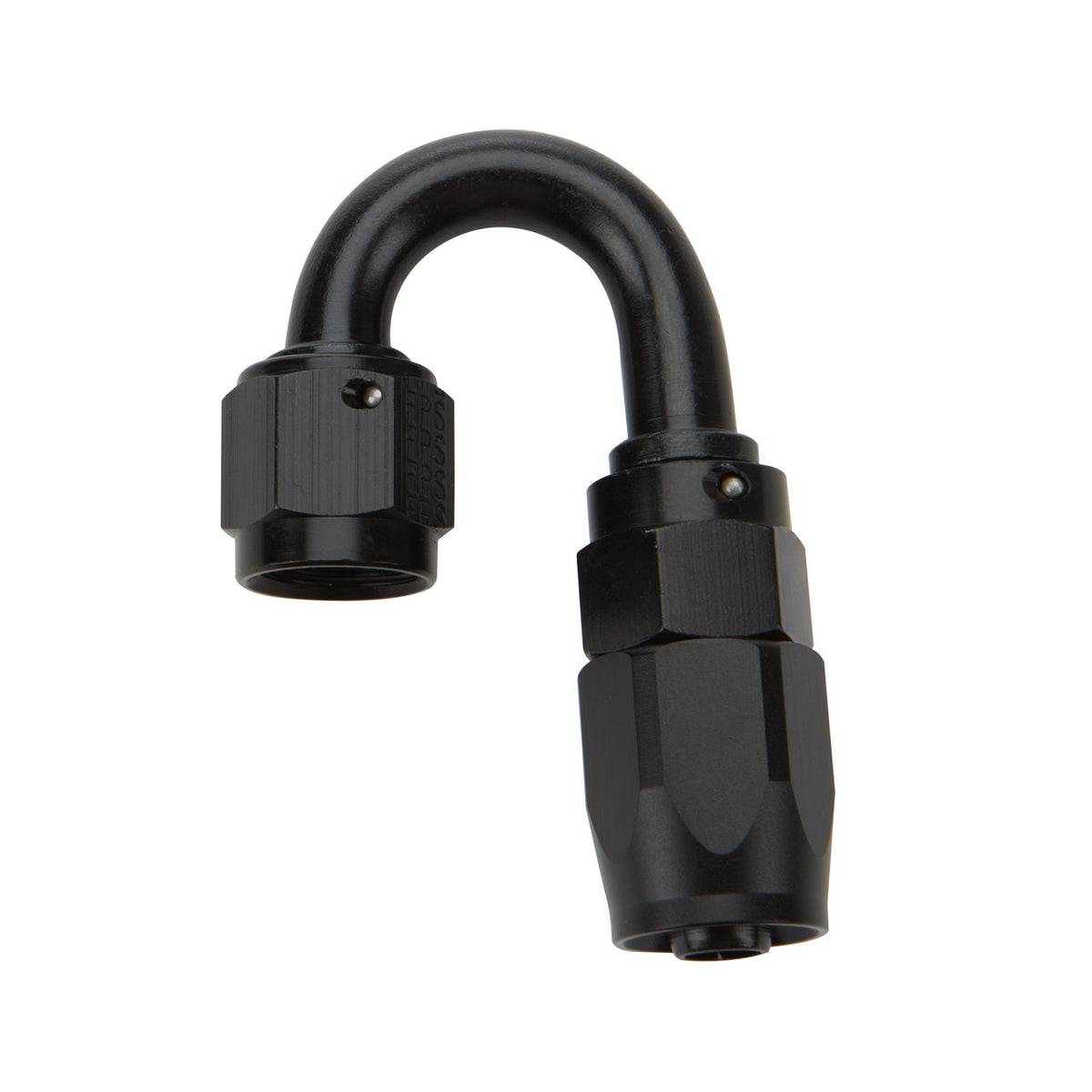 Allstar Performance Reusable Hose End Black 180 Deg Elbow -12 ALL49385