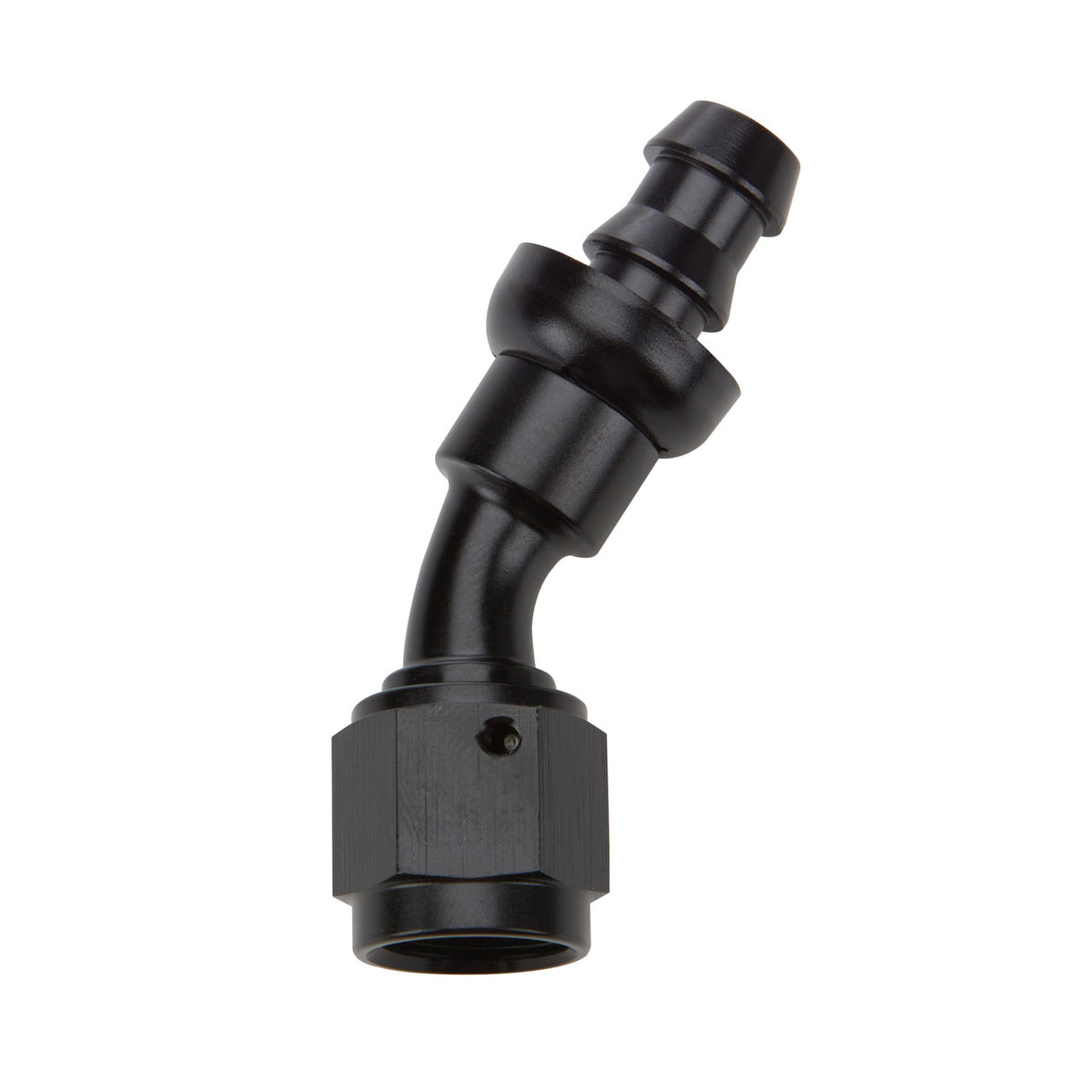 Allstar Performance Pushlock Hose End Black 30 Deg Elbow -10 ALL49424
