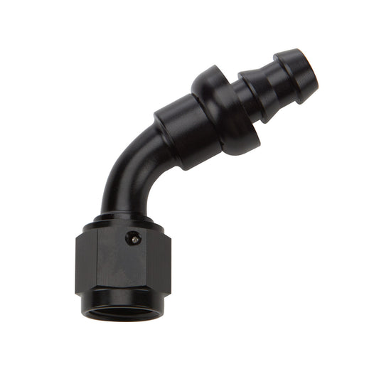 Allstar Performance Pushlock Hose End Black 60 Deg Elbow -12 ALL49445
