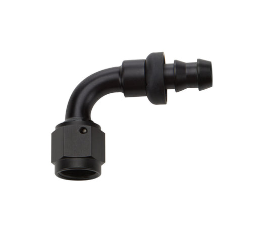 Allstar Performance Pushlock Hose End Black 90 Deg Elbow -6 ALL49452