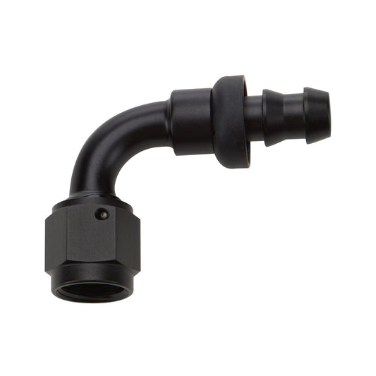 Allstar Performance Pushlock Hose End Black 90 Deg Elbow -8 ALL49453