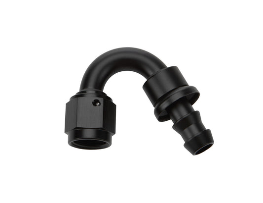 Allstar Performance Pushlock Hose End Black 150 Deg Elbow -6 ALL49472
