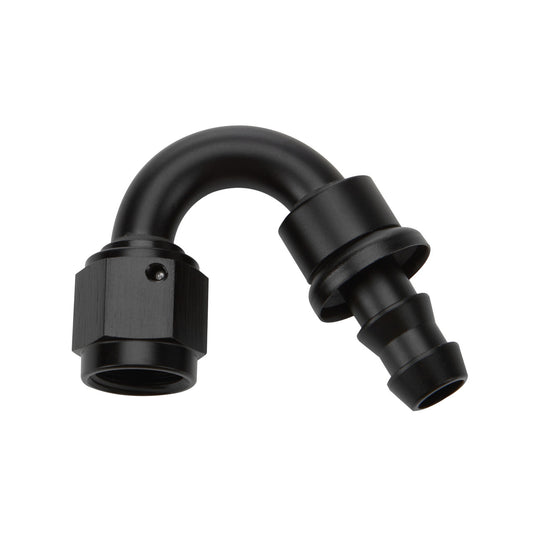 Allstar Performance Pushlock Hose End Black 150 Deg Elbow -12 ALL49475