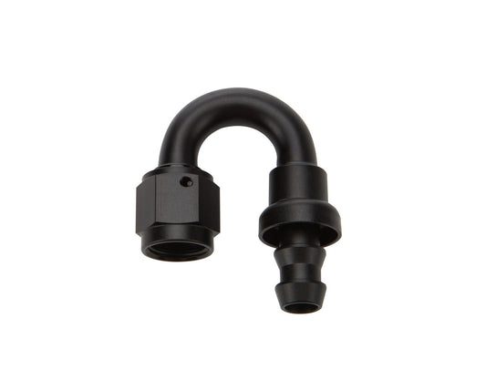 Allstar Performance Pushlock Hose End Black 180 Deg Elbow -6 ALL49482