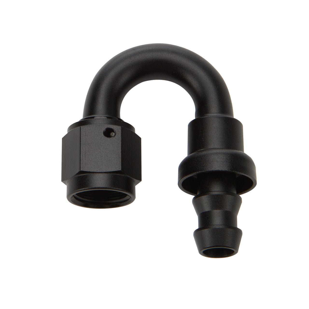Allstar Performance Pushlock Hose End Black 180 Deg Elbow -10 ALL49484