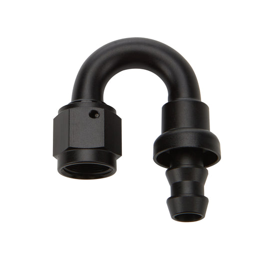 Allstar Performance Pushlock Hose End Black 180 Deg Elbow -10 ALL49484