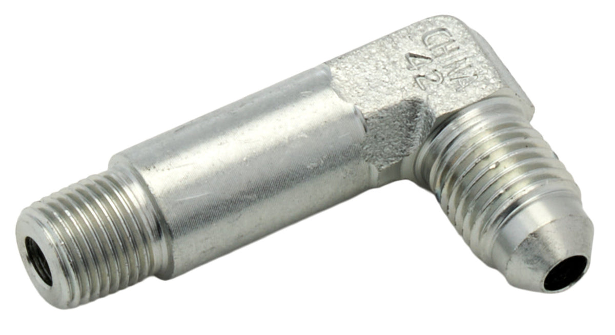 Allstar Performance Adapter Fitting Tall -4 To 1/8 NPT 90 Degree ALL50021