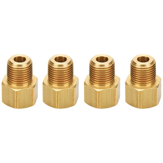 Allstar Performance Adapter Fittings 1/8 NPT to 1/4 Line 4pk ALL50121