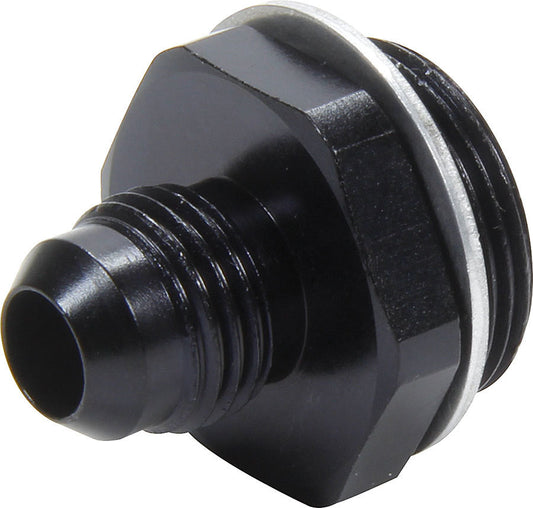 Allstar Performance Carb Fitting with washer 7/8-20 to -6 Male Black ALL50896